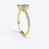 varitsa-jewellers - 1.1ct Baguette Cut Diamond Gold Engagement Ring - 06GG72